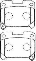 Комплект тормозных колодок AISIN A2N027